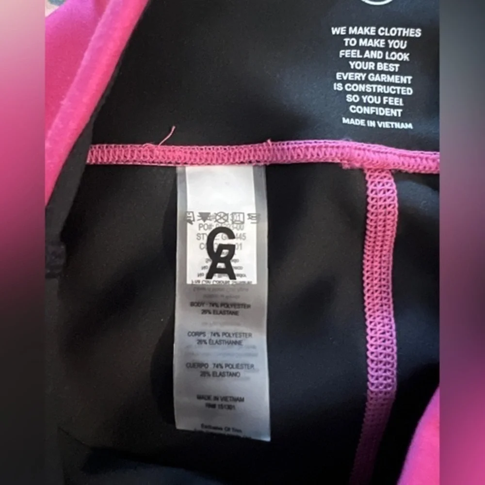 GOOD AMERICAN S Core Strength Pink Ombré leggings Leggings